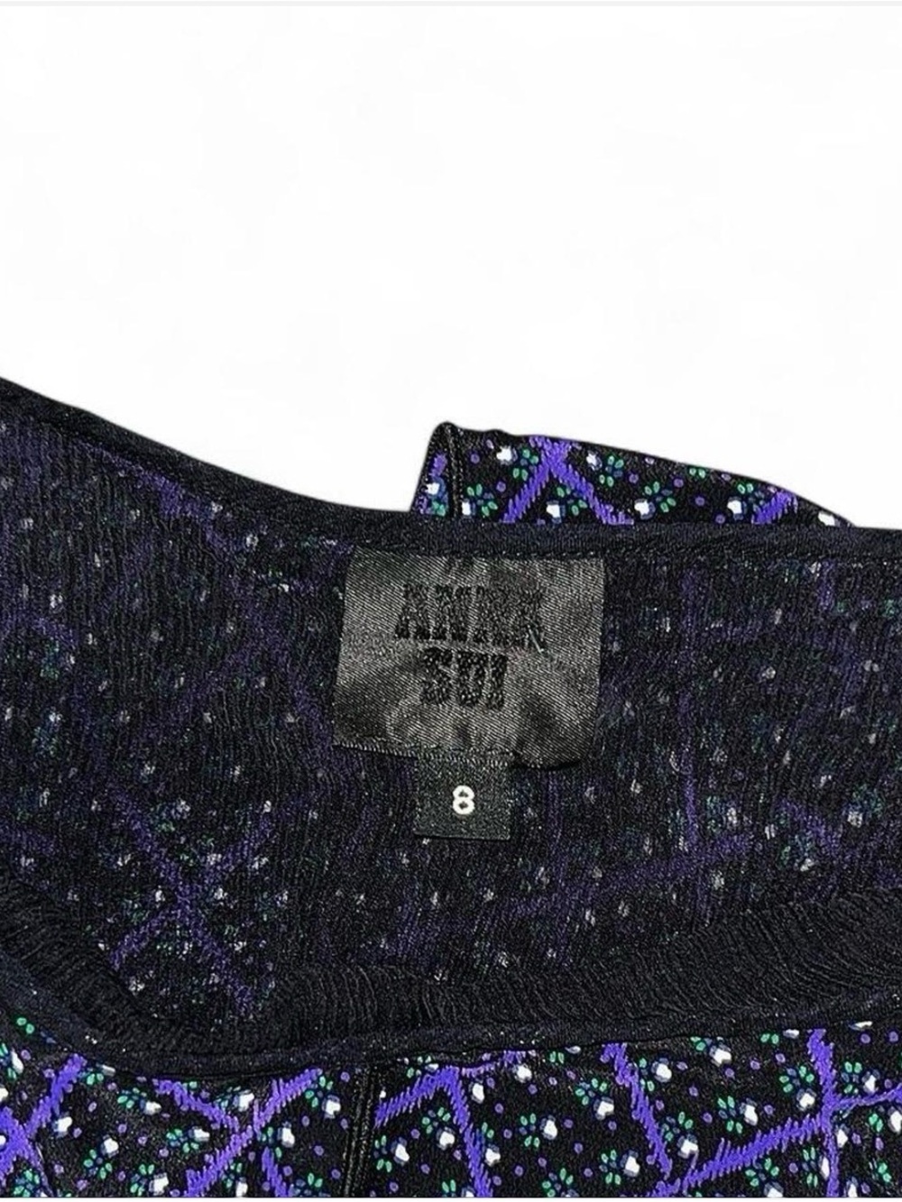 Anna Sui Designer Vtg 100% Silk Top from “Days of Heaven” collection of 2011 - Picture 5 of 8